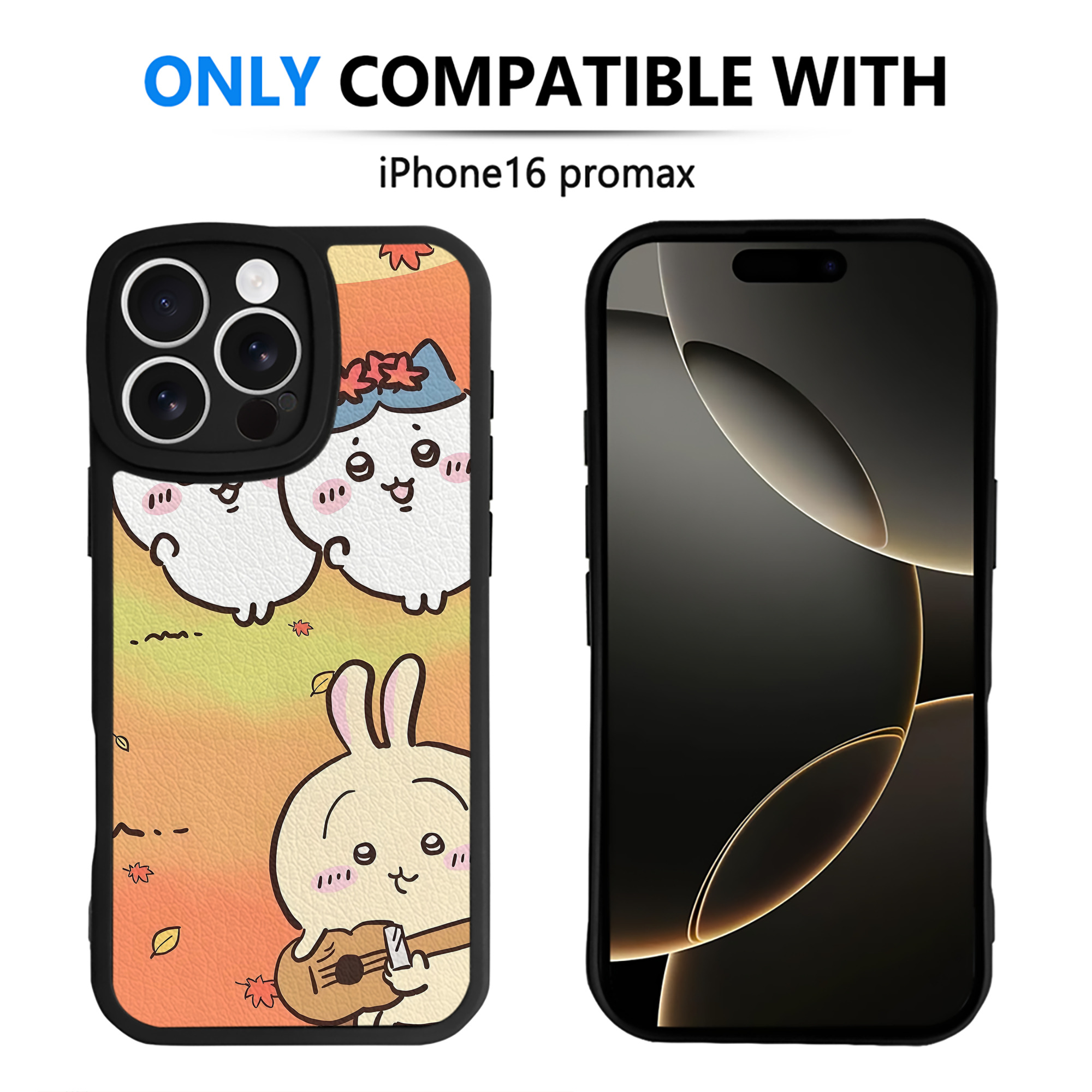 （画像用） ちいかわ Chii-kawa 【iPhone 16シリーズ対応】シリコンスマホケース（レザー調） 材質：シリコン
